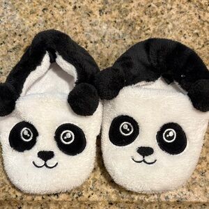 Cute Panda Slippers Toddler Size 9